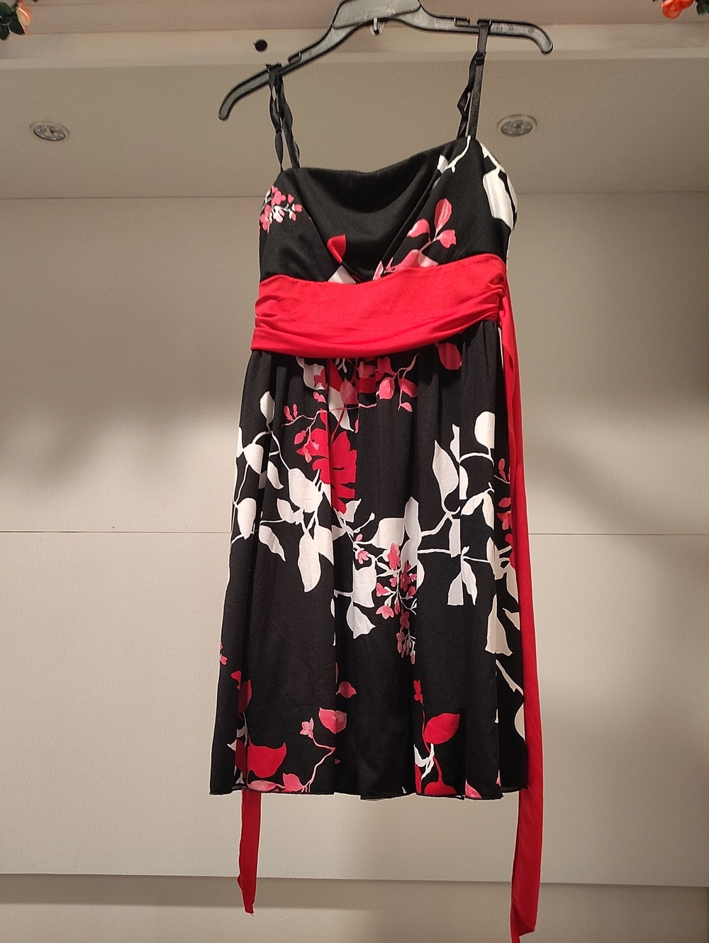 Pink and Black Semiformal Dress